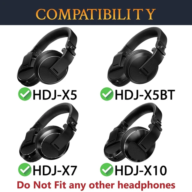 Alt view image 2 of 7 - Mesh Earpads for Pioneer DJ HDJ-(X5/X7/X10) - Black