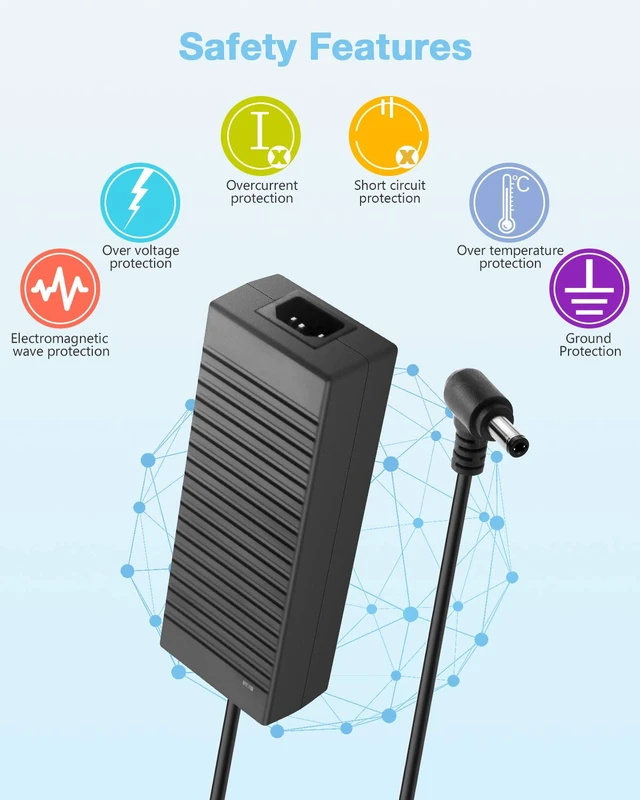 Alt view image 4 of 7 - 24V 5A 120W Power Supply 100V-240V or 110V - 220V AC to DC Adapter 24V 5amp Switching Converter 5.5x2.1mm Plug for Routers CCTV IP Security Cameras 5050 3528 LED Strip Mould Lights