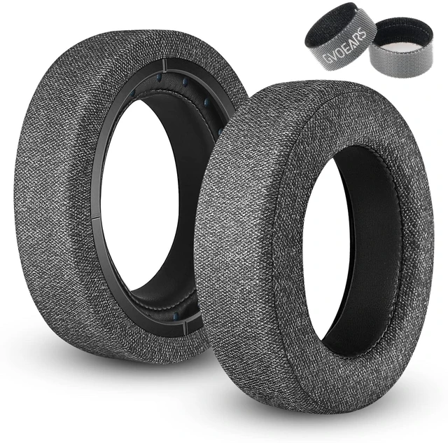 Main image of HS60 HS70 Earpads, Knitted Replacement Ear Pad Cushion for Corsair HS70 Pro Also fit HS60/Pro HS50/Pro, Durable Protein Leather Gaming Headset Noise Isolation