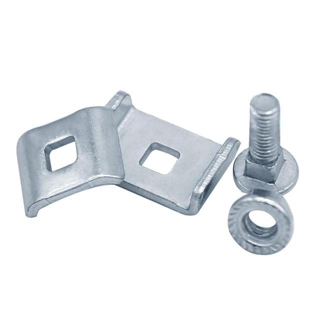 Alt view image 4 of 4 - 30 Pack Splice Washer Kit, Cable Raceways Gridwall Connector Clip For Basket Wire Mesh Cable Tray