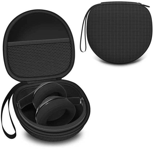 Main image of Headphone Case for Soundcore Anker/Beats/BERIBES/JLab Etc Headphones, Black for Soundcore Anker Q20i/Q30,JLab JBuds Lux ANC,Beats Studio Pro/Solo 4 3,BERIBES,KVIDIO,TOZO HT3 Over-Ear Headphones Case