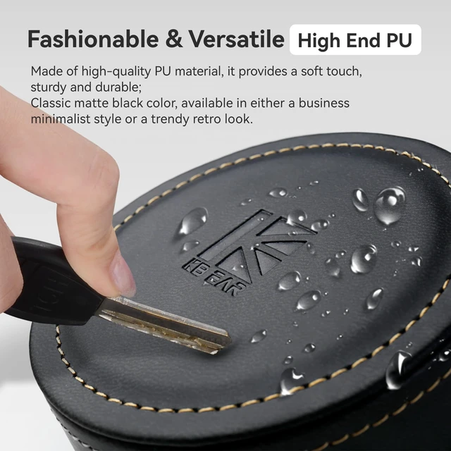 Alt view image 5 of 7 - KBEAR K-Luxe IEMs Case, KZ ZS10 PRO in Ear Monitors Earbud Case, PU Leather Travel Carrying Earphone Storage Box Bag Organizer for KZ ZST, ZSN PRO X, ZS12PRO X, EDXPRO, Castor Ear Buds and Cable