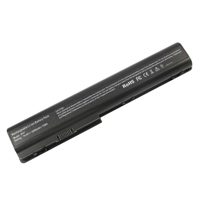 Alt view image 4 of 5 - Laptop Battery for HP 480385-001 HSTNN-IB75 HP Pavilion DV7-3065DX DV7-3165DX DV7-1245DX DV7-3085DX dv7z DV8 464058-121 464059-121 464059-122 HSTNN-C50C HSTN-DB85 HSTNN-DB74