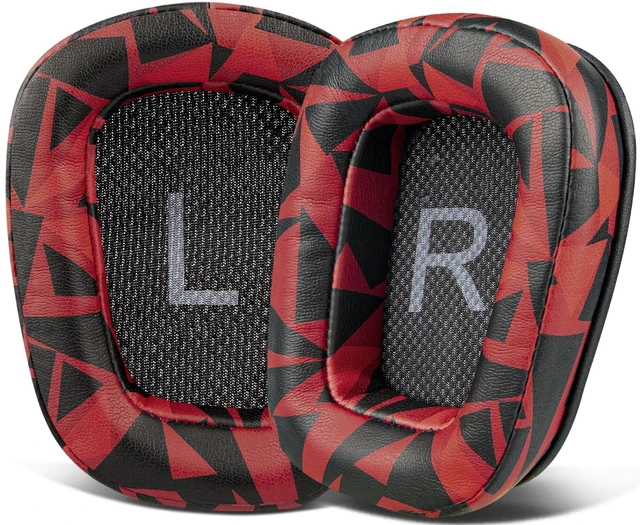 Main image of Earpads for Logitech G35/G930/G933/G935/G633/G635/G533/G430/G431/G432/G433/G332/G230/G231/G233 Gaming Headset, Replacement Ear Pads Cushions with Protein Leather - Red Storm