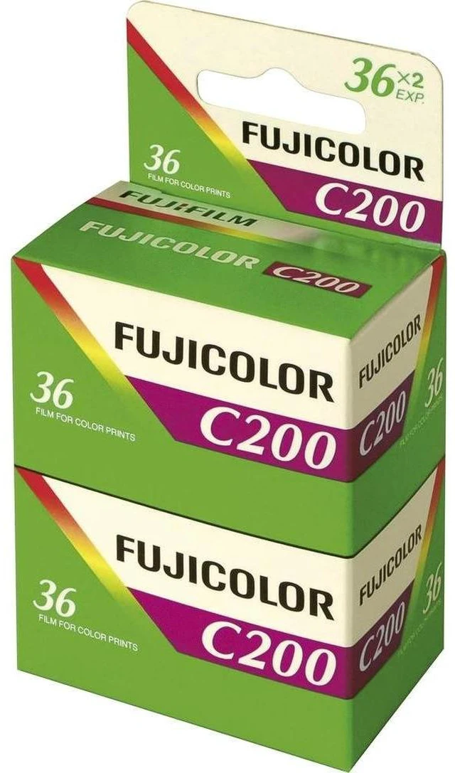 Main image of Fujicolor C200 35 mm 36 Exposure Colour Print Camera Film Twin Pack
