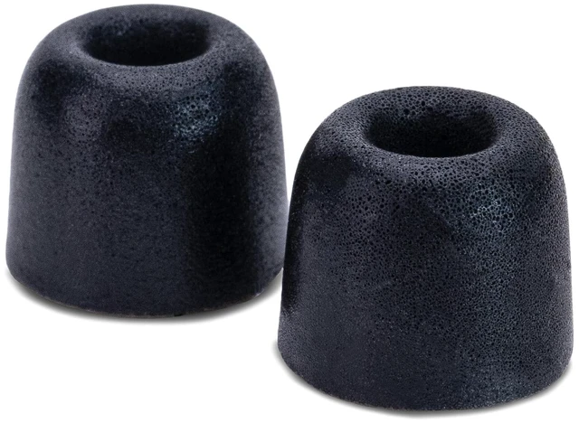 Alt view image 2 of 7 - Mercury Bulletz Memory Foam Ear Tips, Large, 1 Pair Memory Foam, Secure Fit, Noise Isolation, Easy Clean