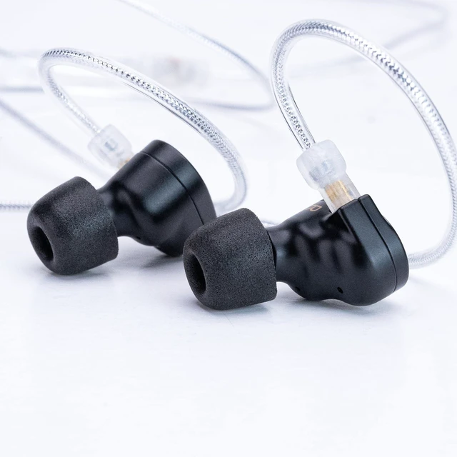 Alt view image 6 of 7 - Mercury Bulletz Memory Foam Ear Tips, Large, 1 Pair Memory Foam, Secure Fit, Noise Isolation, Easy Clean