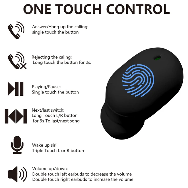 Alt view image 5 of 6 - Wireless Earbuds for Kids,Bluetooth Headphones for Small Ears Women Man Adults,25hrs Playtime Built in Mic Earphones Premium Deep Bass in Ear Headset for School Sport Gym (Black)