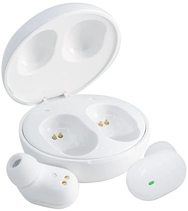 Main image of Wireless Earbuds for Kids,Bluetooth Headphones for Small Ears Women Man Adults,25hrs Playtime Built in Mic Earphones Premium Deep Bass in Ear Headset for School Sport Gym (White)