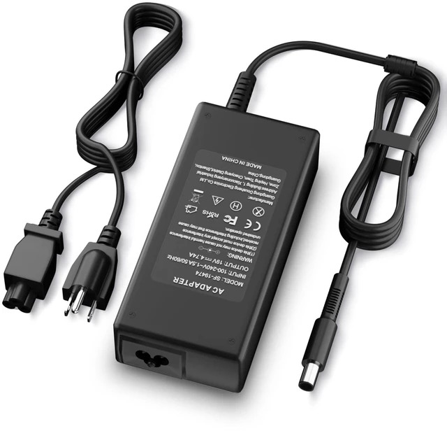 Main image of for HP Pavilion All-in-One Desktop Power Cord 90W 7.4mm 20 22 24 27 inch For HP 22-DD 24-CR 24-DP 27-CR 20-C434 22-DF0224 24-CR0042, Replaces 391172-001 463552-002, 7.4x5.0mm plug, NOT for 4.5mm