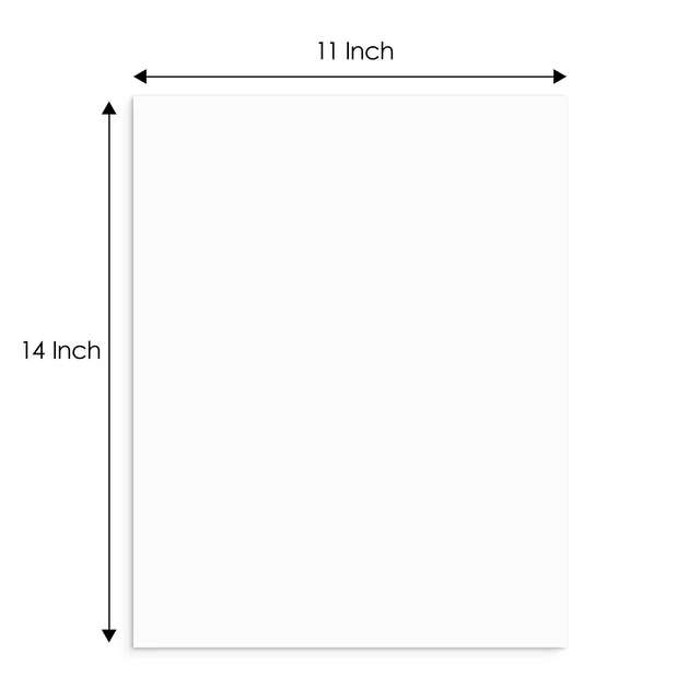 Alt view image 2 of 7 - Uncut Mat Board, 24 Pack 11x14 White Matboard for Framing 4-Ply Thick Cardboard Backing for Art Prints, Photos, Pictures, Artworks