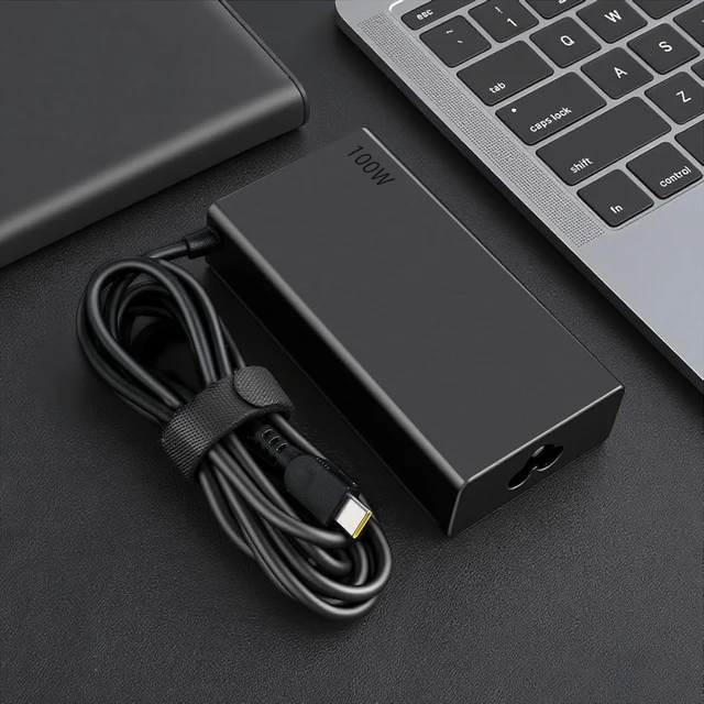 Alt view image 6 of 7 - 100W USB-C Laptop Charger Compatible with Lenovo Yoga 9 9i 7 7i Slim 7Pro ThinkBook 16 15 IdeaPad 5 Pro 16 ADL100YLC3A ADL100YDC3A SA11D52396 GX21J75543 5A11J62105 Type C Power Adapter