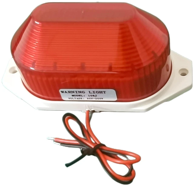 Main image of AC110V 120V Strobe Siren Industrial Warning Light and Sound Emergency Panic Alarm can Work with Smart Switch Plug (Not Include)