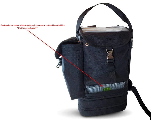 Alt view image 5 of 7 - Backpack fit for Philips Respironics SimplyGo Min POC (only fits the SimplyGo mini, not the regular)
