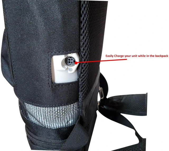Alt view image 7 of 7 - Backpack fit for Philips Respironics SimplyGo Min POC (only fits the SimplyGo mini, not the regular)