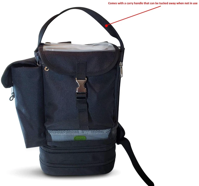 Alt view image 6 of 7 - Backpack fit for Philips Respironics SimplyGo Min POC (only fits the SimplyGo mini, not the regular)