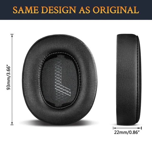 Alt view image 7 of 7 - Earpads for JBL Live 500BT - Black