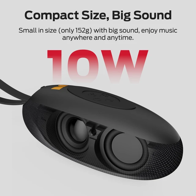 Alt view image 3 of 7 - S260 Bluetooth Speaker 5.4 Portable Wireless 10W IPX5