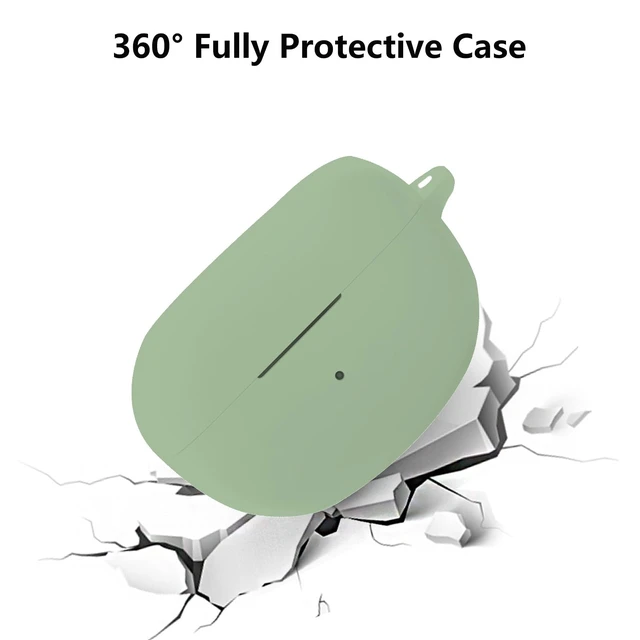 Alt view image 5 of 7 - Case for Bose Ultra Open Earbuds (2024) with Bling Keychain Accessories Soft Silicone Protective Case Cover Compatible with Bose Ultra Open Earbuds for Women Girls (Cactus Green)