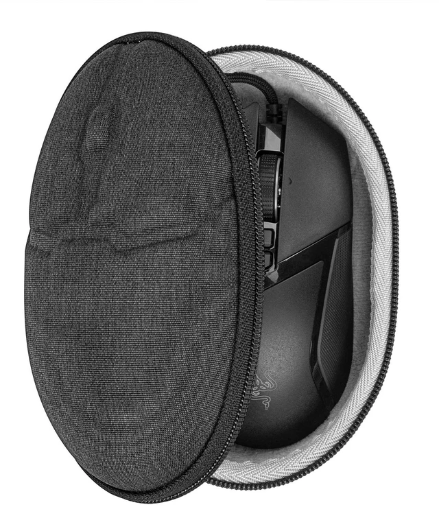Main image of Mouse Carrying Case, Compatible with Razer Basilisk V3 / V3 X/Viper V3 Pro/DeathAdder V3 / Orochi V2, GravaStar Mercury M1 Pro/Mercury M2, EVA Hard Shell Bag (Dark Gray)