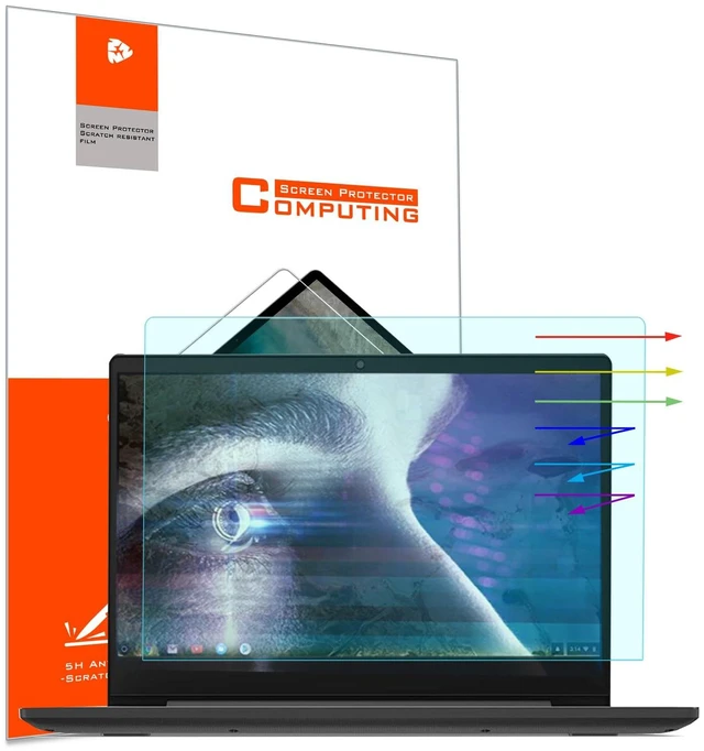 Main image of 2 Pack Anti Blue Light (Matte) Screen Protector for Lenovo Yoga 7i 16 Inch, Yoga 7i 16 Inch 2-in-1 Touch Screen 16:10 Laptop, Eye Protection Blue Light Blocking & Anti Glare Screen Protector