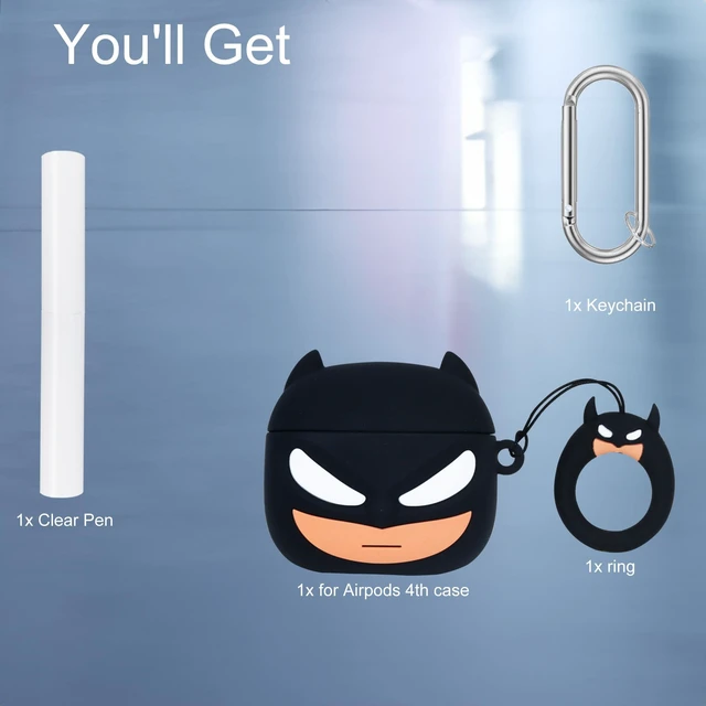 Alt view image 7 of 7 - for AirPods Pro 3rd Generation Case 2025 Released, 3D Cute Cartoon Cool Funny Animal Anime Shockproof Silicone Cover Skin for AirPods Pro 3 Case Accessories with Cleaning Pen Kit for Boy Girl