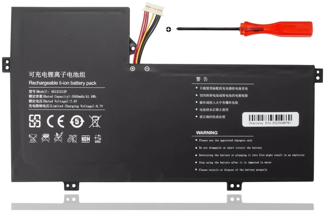 Main image of 45121212P NV-3978115-2S New Laptop Battery for RTDPART Gateway GWTN116-1BL GWTC116-2BL GWTC116-1BK GWTC116-2BK Series 3978115 3978115-2S 45121212 NV-3978115 upgrade 7.6V 41.8WH/5500mAh