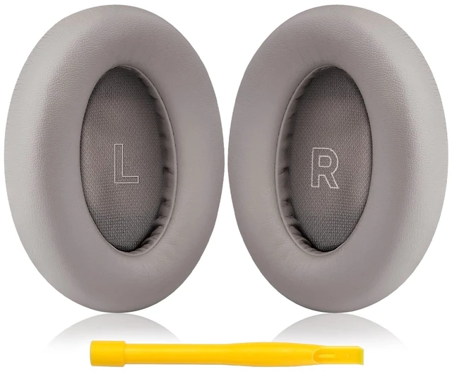 Main image of Replacement Ear Pads for Bose QC Ultra and QC Ultra 2, Sandstone Upgraded Memory Foam Ear Cushions with Soft Protein Leather for Enhanced Comfort and Noise Isolation