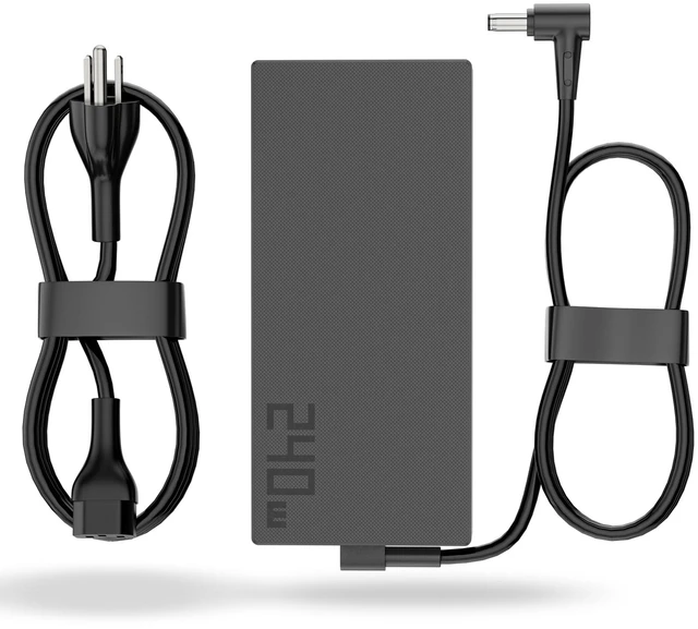 Main image of 240W Laptop Charger Fit for ASUS ROG Strix Scar Zephyrus TUF Gaming 20V 12A 6.0 mm Center Pin Slim AC Adapter ADP-240EB B, A20-240P1A Power Supply Fast Charging Stable Power Wide Compatibility