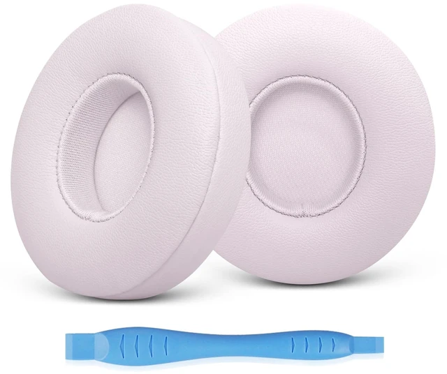 Main image of Ear Pads Replacement for Beats Solo 4 Wireless On-Ear Headphones, Earpads Ear Cushions for Solo 4 with Soft Protein Leather, Stronger Adhesive Backing (Cloud Pink)