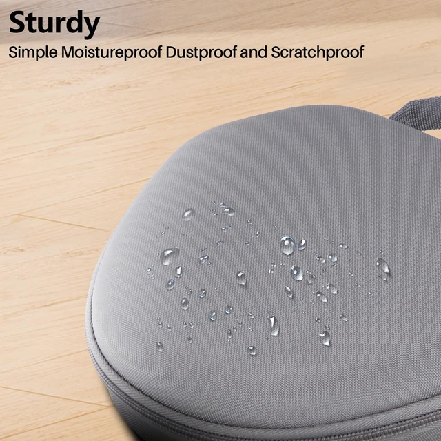 Alt view image 7 of 7 - Hard Case Replacement for Apple Airpods Max Over-Ear Headphones Hard Shell Shockproof, Portable Headphone Storage, Mesh Bag Organizer, Lightweight Travel