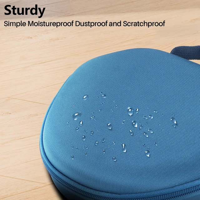 Alt view image 7 of 7 - Hard Case Replacement for Apple Airpods Max Over-Ear Headphones Hard Shell Shockproof, Portable Headphone Storage, Mesh Bag Organizer, Lightweight Travel