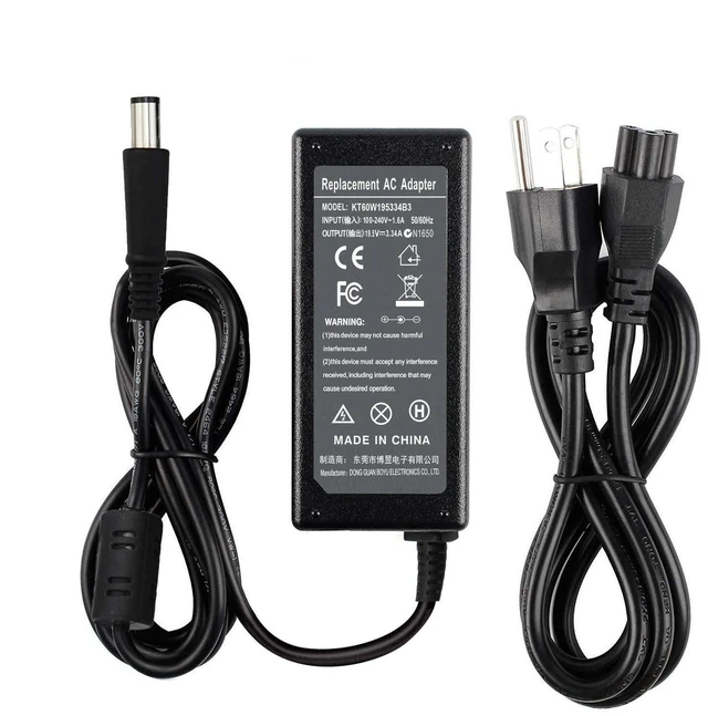 Main image of 65W School Laptop Charger Adapter for Dell Latitude 3190(2-in-1) 7240 7250 7270 7280 7440 7450 7470 7480 E5430 E5440 E5450 E5470 E5480 E5580 LA65NS2-01 Chromebook 11 3120 3180 3189 Power Cord Supply