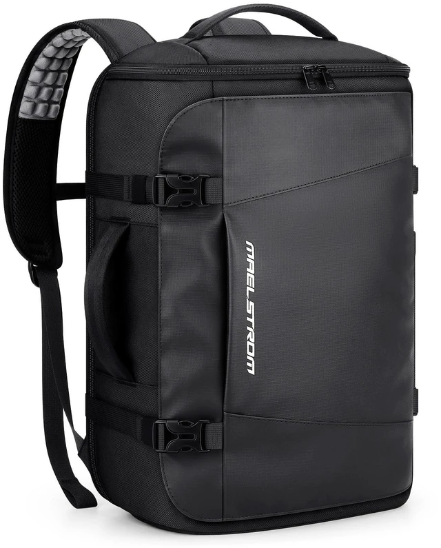 Main image of 40L Travel Backpack, TSA Carry On Laptop Backpack for Men Women Flight Approved, Large Capacity with 180° Opening, Water-resistant, Luggage Belt, Fits 15.6-17.3" for Business/Work/Trips