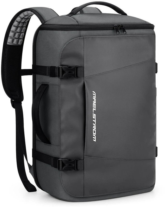 Main image of 28L Travel Backpack, TSA Carry On Laptop Backpack for Men Women Flight Approved, Large Capacity with 180° Opening, Water-resistant, Luggage Belt, Fits 15.6-17.3" for Business/Work/Trips