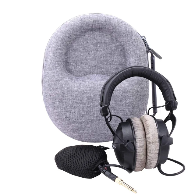 Alt view image 7 of 7 - Hard Carrying Case Replacement for Beyerdynamic DT PRO 770 32/80/250 Ohm Over-Ear Studio Headphones (Grey)