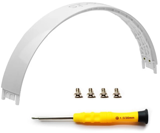 Main image of Solo 3 Headband - Replacement Premium Repair Parts for Beats Solo 3 & Solo 2 Wired/Wireless Headphones (White)
