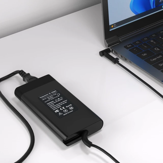 Alt view image 7 of 7 - 200W Laptop Charger for HP Omen Victus Gaming Power Supply 4.5x3.0mm Tip Mimics original HP protocols. Instantly recognized by Omen & ZBook to avoid charging error warnings