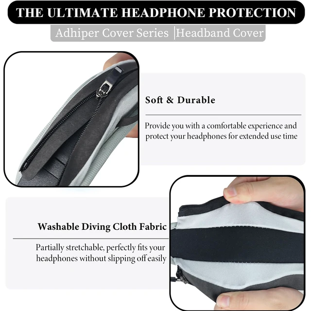 Alt view image 3 of 7 - Headphone Headband Cover for Skullcandy Sony Bose Soundcore JBL for JBL Jabra Beats HyperX ATH JLab Nothing Sonos, for Skullcandy Crusher & Bose QuietComfort Series, with Hanging Loop