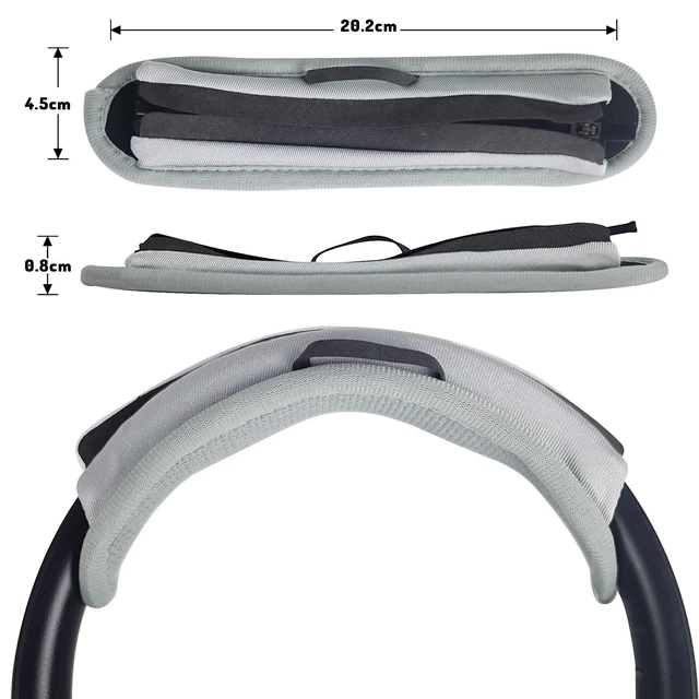Alt view image 5 of 7 - Headphone Headband Cover for Skullcandy Sony Bose Soundcore JBL for JBL Jabra Beats HyperX ATH JLab Nothing Sonos, for Skullcandy Crusher & Bose QuietComfort Series, with Hanging Loop