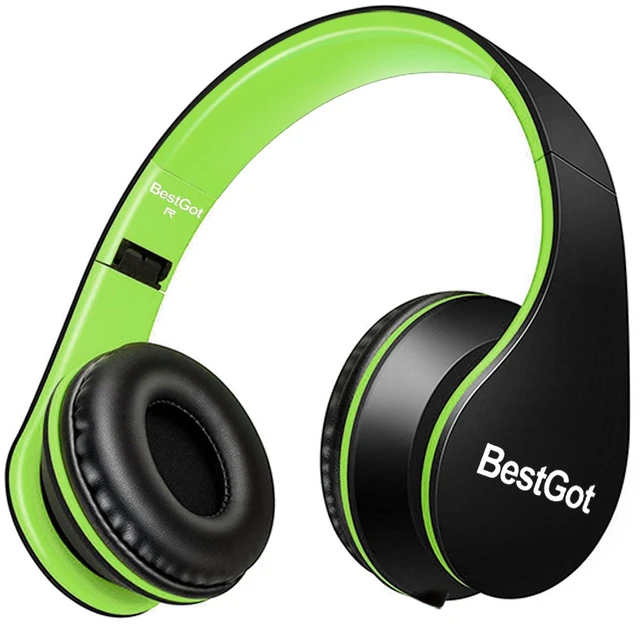 Main image of Kids Headphones for Kids with Removable Cord volume Limited 95dB B/Green Children's headphones, perfect and comfortable