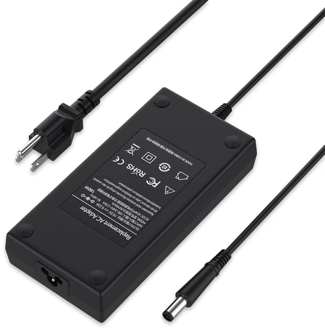 Main image of 180W Dell Laptop Charger 19.5V 9.23A 7.4mm, G5 G7 Alienware M15 M17 Replacement for DA180PM111 ADP-180MB FA180PM111, G3 3579, G5 5515 5587 5590, G7 7588 7590 7790, Precision 7520 7530, 180-watt