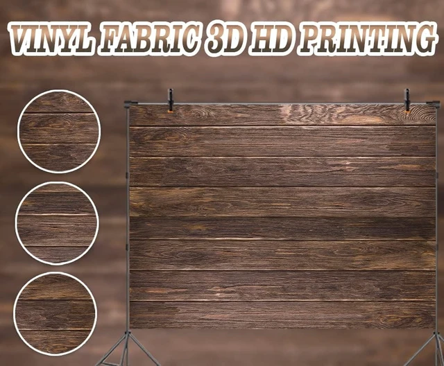 Alt view image 4 of 6 - Wood Vinyl Backdrop Rustic Brown Wooden Board Wall Portrait Photography Background 8x6FT,8x6FT(Width 240cm x Height 180cm)