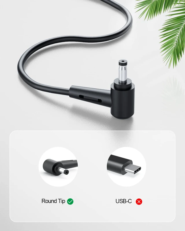 Alt view image 3 of 6 - AC Charger Fit for Asus Chromebook C202 C202S C202SA C300 C300M C300MA C300S C300SA C200 C200M C200MA C301SA C301S C301 D553MA D553M D553 C202SA-YS04 Laptop Power Supply Adapter Cord