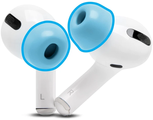 Main image of TipZ - Upgraded Memory Foam Ear Tips for Airpods Pro Made by Wicked Cushions Improved Comfort, Tighter Seal & Better Foam Rebound, Fits in Charging Case Wicked Light Blue