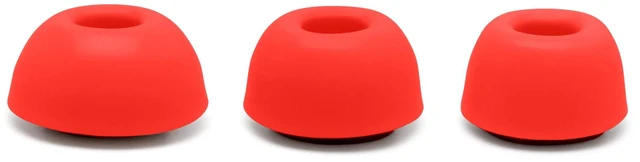 Alt view image 7 of 7 - TipZ - Upgraded Memory Foam Ear Tips for Airpods Pro Made by Wicked Cushions Improved Comfort, Tighter Seal & Better Foam Rebound, Fits in Charging Case Wicked Red