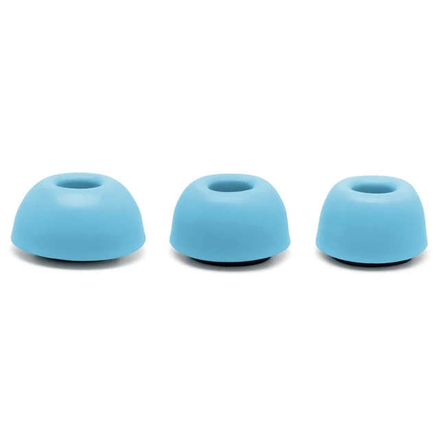 Alt view image 7 of 7 - TipZ - Upgraded Memory Foam Ear Tips for Airpods Pro Made by Wicked Cushions Improved Comfort, Tighter Seal & Better Foam Rebound, Fits in Charging Case Wicked Light Blue