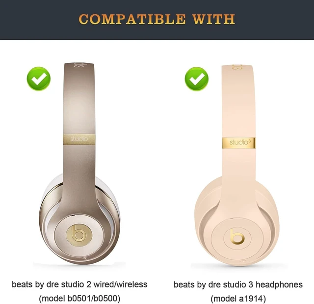 Alt view image 2 of 7 - by Dre Studio 2 Headband Replacement Parts Same as The OEM Arch Band B0501 Accessories Compatible with Beats by Dr. Dre Studio2 Wired/Wireless (Model B0500/B0501) Headphones (Gold)