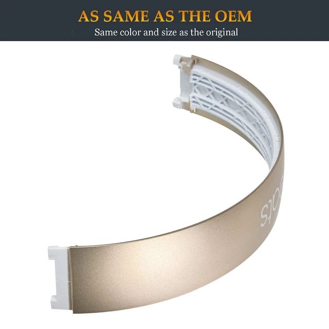 Alt view image 3 of 7 - by Dre Studio 2 Headband Replacement Parts Same as The OEM Arch Band B0501 Accessories Compatible with Beats by Dr. Dre Studio2 Wired/Wireless (Model B0500/B0501) Headphones (Gold)