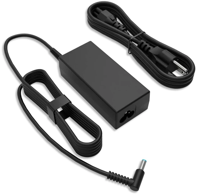 Main image of 65W 45W Smart Blue Tip Charger for HP Laptop Computer Power Cord 710412-001 Compatible with HP Pavilion X360 15,EliteBook,Stream,ProBook,Envy 15,ZBook 14U/15U,Chromebook,19.5V 3.33A 741727-001